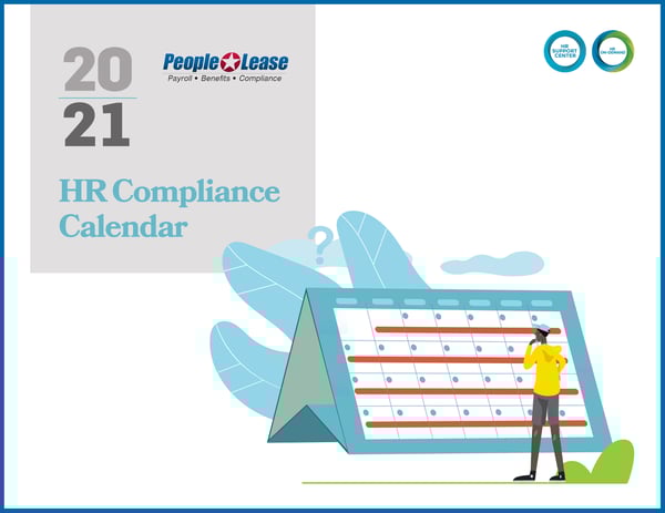 2021 HR Compliance Calendar LP | People Lease